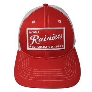 Tacoma Rainiers MiLB Promotional Adventures Hat Red One Size Mesh Strapback